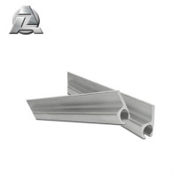 13x29 diámetro 9 mm perfil de extrusión de aluminio pequeño carril h para tienda keder